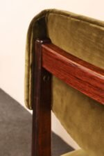 Set of Ten Italian Rosewood and Velvet Dining Chairs by Ico Parisi for M.I.M. - Image 21