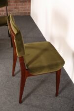 Set of Ten Italian Rosewood and Velvet Dining Chairs by Ico Parisi for M.I.M. - Image 16