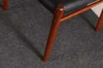 Set of Eight Danish Teak and Leather Niels O Møller Dining Chairs Models 75 & 56 - Image 18