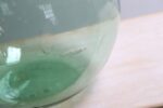 Vintage Italian Mouth Blown Glass Bulbous Demijohn in Seafoam Green - Image 11