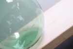 Vintage Italian Mouth Blown Glass Bulbous Demijohn in Seafoam Green - Image 12