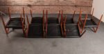 Set of Eight Danish Teak and Leather Niels O Møller Dining Chairs Models 75 & 56 - Image 23