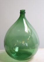 Vintage Italian Emerald Green Blown Glass Teardrop-Form Demijohn Carboy - Image 4
