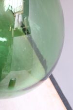 Vintage Italian Emerald Green Blown Glass Teardrop-Form Demijohn Carboy - Image 35