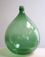 Vintage Italian Emerald Green Blown Glass Teardrop-Form Demijohn Carboy - Image 7