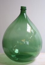 Vintage Italian Emerald Green Blown Glass Teardrop-Form Demijohn Carboy - Image 8
