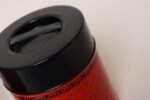 Set of Three Japanese Modern Nesting Canisters With Red and Black Floral Decoration - Image 14