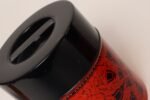 Set of Three Japanese Modern Nesting Canisters With Red and Black Floral Decoration - Image 17