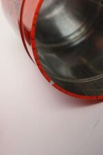 Set of Three Japanese Modern Nesting Canisters With Red and Black Floral Decoration - Image 18