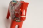 Mid-Century Scandinavian Modern Hand-Painted Dala Horse From Färnäs Sweden - Image 8