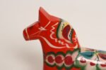 Mid-Century Scandinavian Modern Hand-Painted Dala Horse From Färnäs Sweden - Image 7