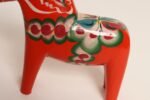 Mid-Century Scandinavian Modern Hand-Painted Dala Horse From Färnäs Sweden - Image 12