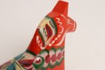 Mid-Century Scandinavian Modern Hand-Painted Dala Horse From Färnäs Sweden - Image 11