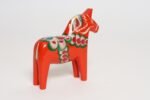 Mid-Century Scandinavian Modern Hand-Painted Dala Horse From Färnäs Sweden - Image 4