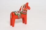 Mid-Century Scandinavian Modern Hand-Painted Dala Horse From Färnäs Sweden - Image 4