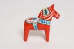 Diminutive Scandinavian Modern Hand-Painted Dala Horse from Färnäs Sweden - Image 7