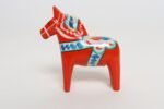 Diminutive Scandinavian Modern Hand-Painted Dala Horse from Färnäs Sweden - Image 4
