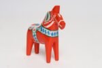 Diminutive Scandinavian Modern Hand-Painted Dala Horse from Färnäs Sweden - Image 2