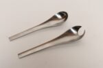 Danish Modernist "Blue Shark" Salad Servers by Svend Siune for Georg Jensen - Image 3