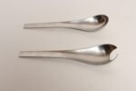Danish Modernist "Blue Shark" Salad Servers by Svend Siune for Georg Jensen - Image 5