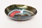 Italian Modern Enamel on Copper "Apple" Dish by Rame d'Arte Lavorazione Laurana - Image 9
