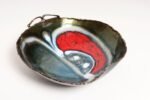 Italian Modern Enamel on Copper "Apple" Dish by Rame d'Arte Lavorazione Laurana - Image 7