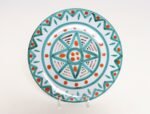 Vintage French Vallauris Ceramic Plate with Geometric Pattern by Antoine Fazio - Image 2