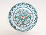 Vintage French Vallauris Ceramic Plate with Geometric Pattern by Antoine Fazio - Image 2