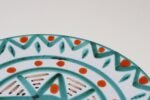 Vintage French Vallauris Ceramic Plate with Geometric Pattern by Antoine Fazio - Image 6