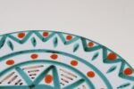 Vintage French Vallauris Ceramic Plate with Geometric Pattern by Antoine Fazio - Image 6
