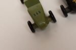 Set of Four Vintage Painted Pinewood Racers - Image 13