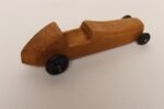 Set of Four Vintage Painted Pinewood Racers - Image 20