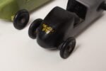 Set of Four Vintage Painted Pinewood Racers - Image 19