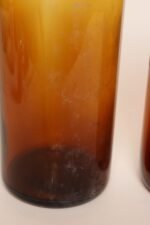 Set of Two Vintage Amber Glass Apothecary Bottles by Owens-Illinois Glass Co. - Image 23