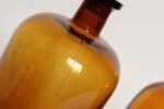 Set of Two Vintage Amber Glass Apothecary Bottles by Owens-Illinois Glass Co. - Image 15