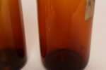 Set of Two Vintage Amber Glass Apothecary Bottles by Owens-Illinois Glass Co. - Image 17