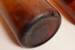 Set of Two Vintage Amber Glass Apothecary Bottles by Owens-Illinois Glass Co. - Image 10