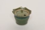 Vintage Petite Studio Ceramic Green Lidded Sugar Bowl by Deanna Nichols - Image 3