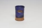 Vintage Studio Pottery Indigo "Thyme" Herb Cylindrical Vessel by Deanna Nichols - Image 2