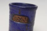 Vintage Studio Pottery Indigo "Thyme" Herb Cylindrical Vessel by Deanna Nichols - Image 9