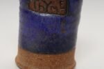 Vintage Studio Pottery Indigo "Thyme" Herb Cylindrical Vessel by Deanna Nichols - Image 11