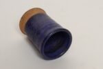 Vintage Studio Pottery Indigo "Thyme" Herb Cylindrical Vessel by Deanna Nichols - Image 6