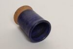 Vintage Studio Pottery Indigo "Thyme" Herb Cylindrical Vessel by Deanna Nichols - Image 6