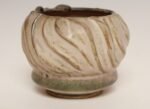 Vintage Diminutive Pink Matte Glazed Incised Ceramic Bud Vase by Deanna Nichols - Image 7