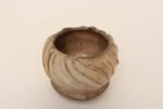 Vintage Diminutive Pink Matte Glazed Incised Ceramic Bud Vase by Deanna Nichols - Image 3