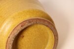 Petite Vintage Matte Ochre Studio Stoneware Vessel / Bud Vase by Deanna Nichols - Image 11