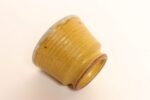 Petite Vintage Matte Ochre Studio Stoneware Vessel / Bud Vase by Deanna Nichols - Image 5