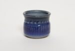 Petite Vintage Cobalt Glazed Studio Stoneware Incised Vessel by Deanna Nichols - Image 2