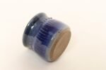 Petite Vintage Cobalt Glazed Studio Stoneware Incised Vessel by Deanna Nichols - Image 7