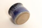 Petite Vintage Cobalt Glazed Studio Stoneware Incised Vessel by Deanna Nichols - Image 8